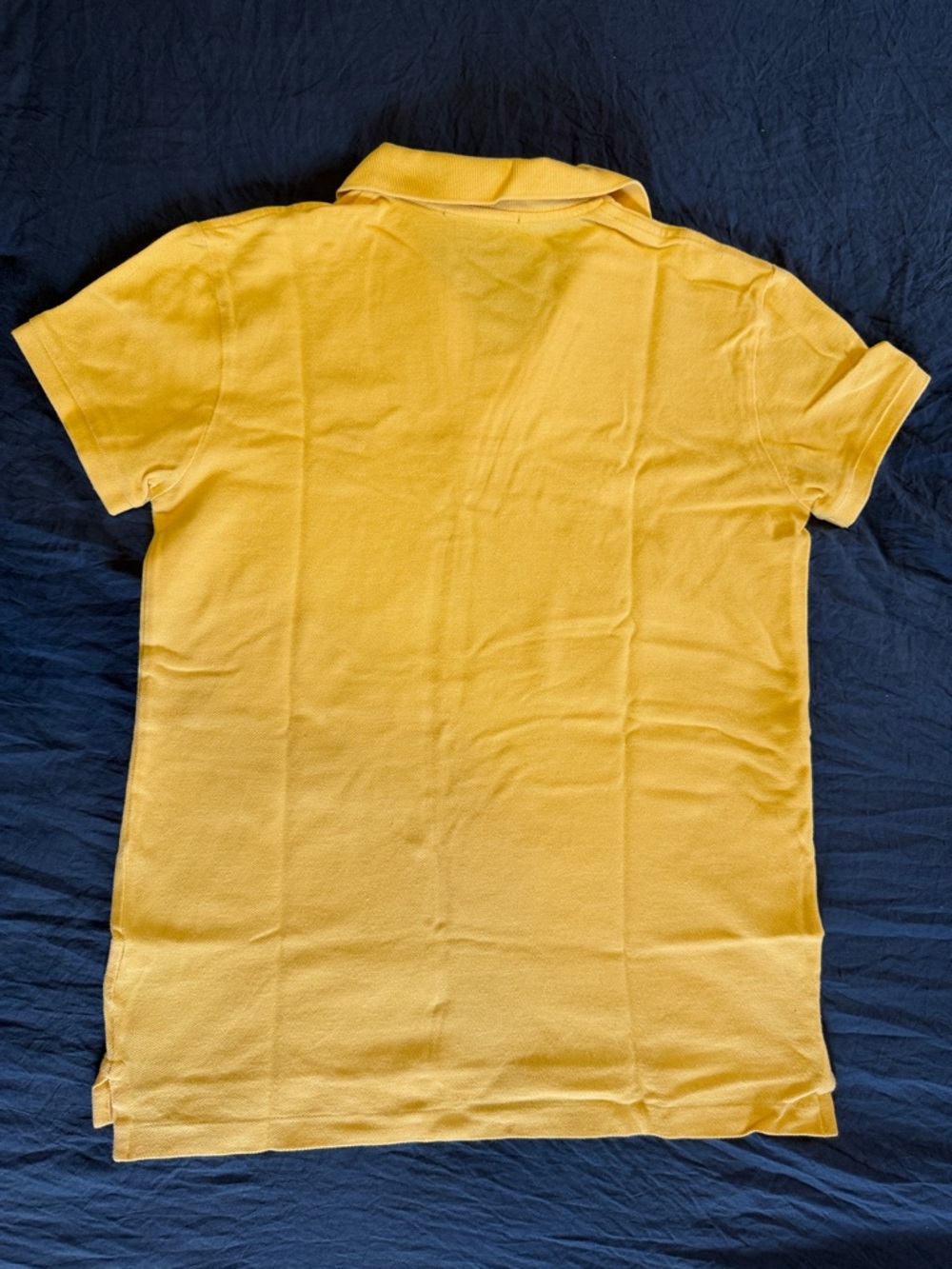 Ralph Lauren Yellow Classic Fit Polo with Pink Pony Logo - Picture 4 of 4